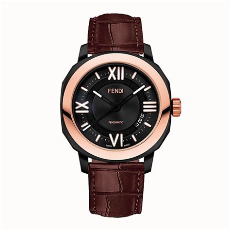 fendi selleria watch red|Fendi Selleria Leather Strap Watch, 42mm .